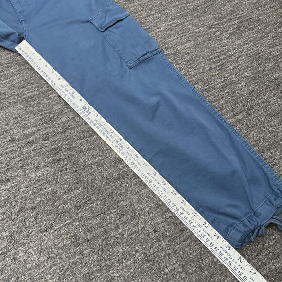 Stylish Blue Cargo Pants for Women - Picture 4 of 14